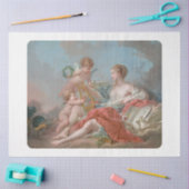 ティッシュペーパー：音楽の寓話： BOUCHER : 1770 薄葉紙 (クラフト)