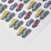 ティッシュペーパー(2)ヴィンテージ車（黄色4品種） 薄葉紙 (詳細)