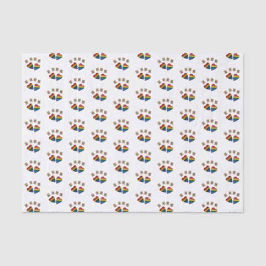 ティッシュペーパー- DEUXクーラーオンホワイト 薄葉紙 (正面)