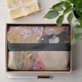 ティッシュペーパー: GUSTAVクリムト: WATER SERPENTS II 薄葉紙 (ギフト)