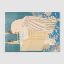ティッシュペーパー:MARY CASSATT :女性入浴 薄葉紙