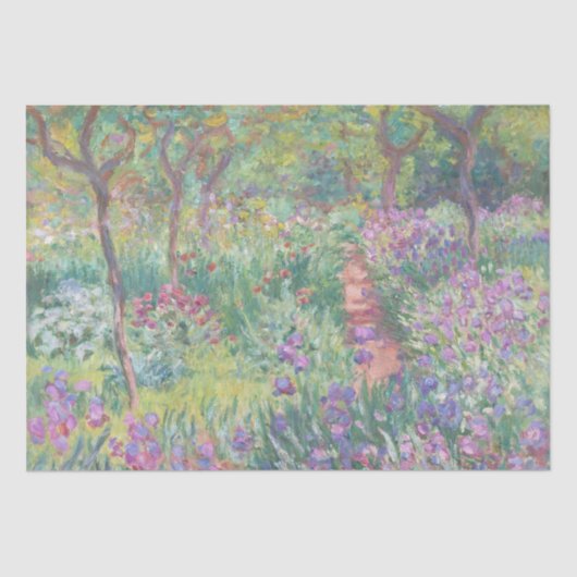 ティッシュペーパー: THE ARTISTS GARDEN, GIVERNY : MONET 薄葉紙 (正面)