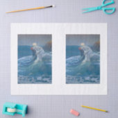 ティッシュペーパー: THE MERMAID : HOWARD PYLE : 1910 薄葉紙 (クラフト)