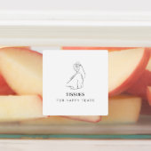 ティッシュ結婚用ラベルKleenex ラベル (貼付)