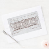 ティッセン・ボルネミッサ美術館 |マドリード，スペイン 長方形シール (封筒)