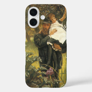 ティッソーによる『未亡人』、ビクトリア時代のヴィンテージ肖像画アート iPhone 16ケース