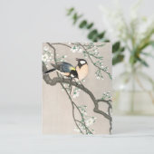 ティッツオンさくらんぼブランチ – 大原小村 – ヴィンテージアート ポストカード (スタンド正面)