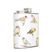 ティット鳥のパターン フラスク (右)