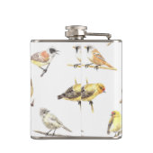 ティット鳥のパターン フラスク (裏面)