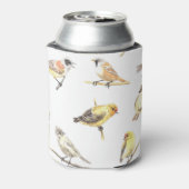 ティット鳥のパターン 缶クーラー (缶裏面)