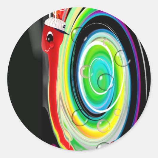 ティッドザカタツムリ ラウンドシール (正面)