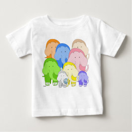 ティッピーつま先エレファントヘルドTシャツ ベビーTシャツ