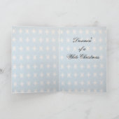 ティッピーの雪だるま- Cat / Kitten Christmas Card シーズンカード (内部)