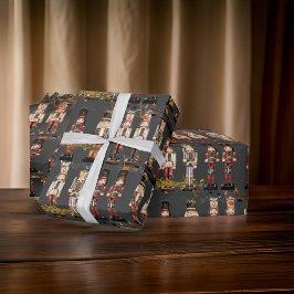 ティップトップくるみ割りカーキングスミュージカルスタッフ ラッピングペーパー