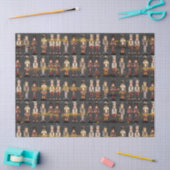 ティップトップくるみ割りカーキングスミュージカルスタッフ 薄葉紙 (クラフト)