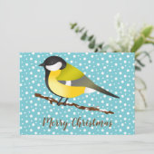 ティッ素晴らしパロス専攻のバードメリークリスマスカスタム シーズンカード (スタンド正面)