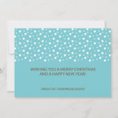 ティッ素晴らしパロス専攻のバードメリークリスマスカスタム シーズンカード (裏面)