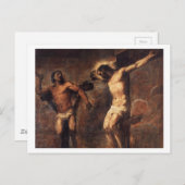 ティツィアのキリストと善良な泥棒 ポストカード (正面/裏面)