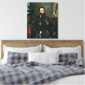 ティツィアーノによるウルビーノ公の肖像 キャンバスプリント (インサイチュ (寝室))