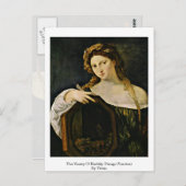 『ティツィアーノの『地上のもののはかなさ(ヴァニタス)』』 ポストカード (正面/裏面)