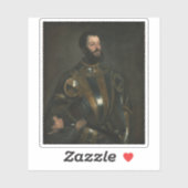 ティツィアーノ・ヴェチェリオ – アルフォンソ・ダヴァロスポートレート シール (シート)