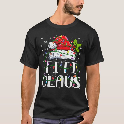 ティティクロース クリスマス サンタハット おそろい ファミリー クリスマス Tシャツ (正面)