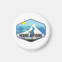 ティティティーマウントアスピリングNP - Aoetearoa マグネット