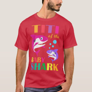 ティティーオブザベビー誕生日シャークtitiシャークマザーズ tシャツ