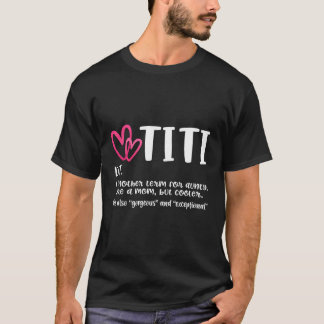 ティティ定最高の義おばあちゃんのGigi Ni Tシャツ
