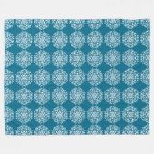 ティデプールマンダラ フリースブランケット (正面(横))