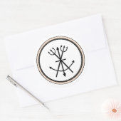 ティデンツ、スピアーズ、ハーポーン ラウンドシール (封筒)