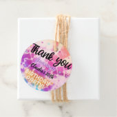 ティデーイ女の子の感謝してい誕生メッセージカード。 フェイバータグ (インサイチュ)