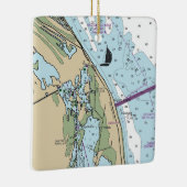 ティトゥスビルビーチフロリダ州図 セラミックオーナメント (右)