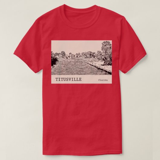 ティトゥスビルフロリダTシャツ1 Tシャツ (デザイン正面)