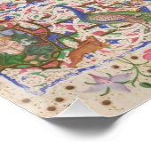 ティトゥス・リビウス歴史中世の写本 ポスター (コーナー)