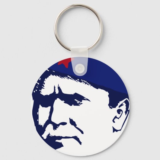 ティトジョスブロズポートレートイラストレーション キーホルダー (正面)