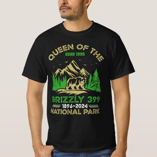 ティトンの女王1996年グリ生まれズリー399国民 Tシャツ (正面)