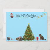 ティト、ターズ、アニー　メリークリスマス シーズンカード (裏面)