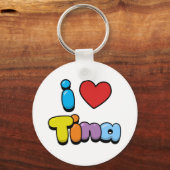 ティナが大好き キーホルダー (正面)