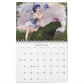 ティナのデジタルアートワークのサンプラー カレンダー (3月 2026)