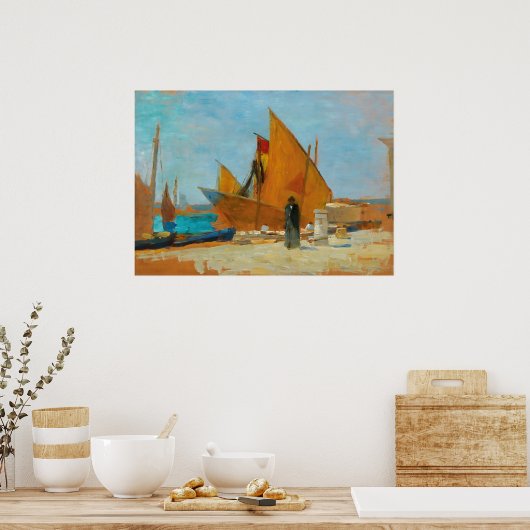 ティナ・ブラウ・ポスターによるイエローセイルズ ポスター (キッチン)