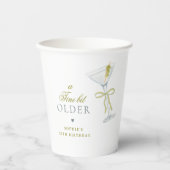 ティニの少し年上のマルティニのカクテルバースデーパーティー 紙コップ (正面)