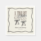 ティニは少し年上のエスプレッソMartiniナプキン予測できな スタンダードカクテルナプキン (正面)