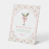 「ティニは少し年上のマティーニバーコケット 台座サイン (正面)