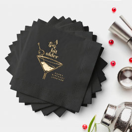 ティニは少し年上のマルティニの誕生日パーティナプキンス 箔ナプキン