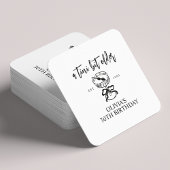 ティニは少し年上のマルティニの誕生日パーティーの好意 スクエアペーパーコースター