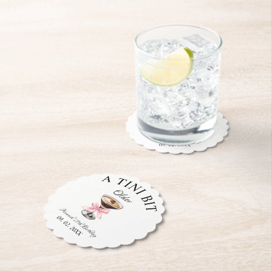 ティニは少し年上のマルティニの誕生日パーティー ペーパーコースター (インサイチュ)