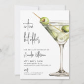 ティニは少し年上の大人の誕生日パーティー 招待状 (正面)