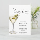 ティニは少し年上の汚いマティーニ誕生日 招待状 (スタンド正面)