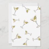 ティニは少し年上の汚いマティーニ誕生日 招待状 (裏面)